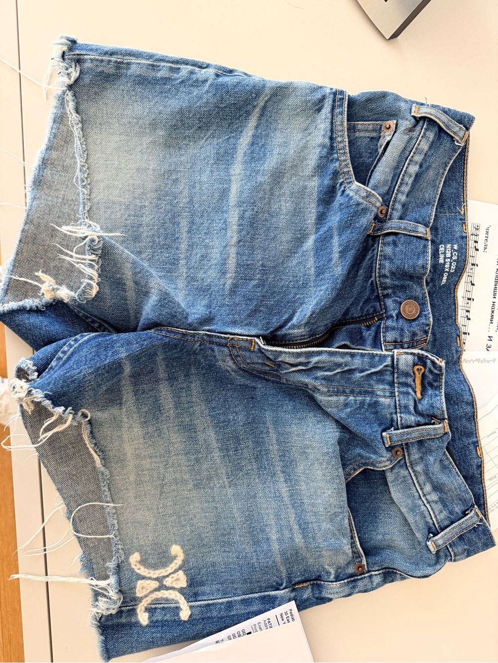 Celine Blue Women’s Denim Shorts 27